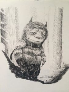 Carol from "Where the wild things are."