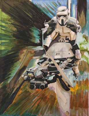 Biker scout from Endor