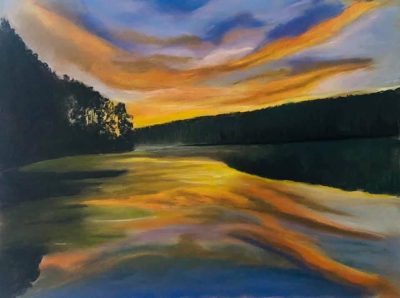 Sunrise at the Lake by Michael Brown